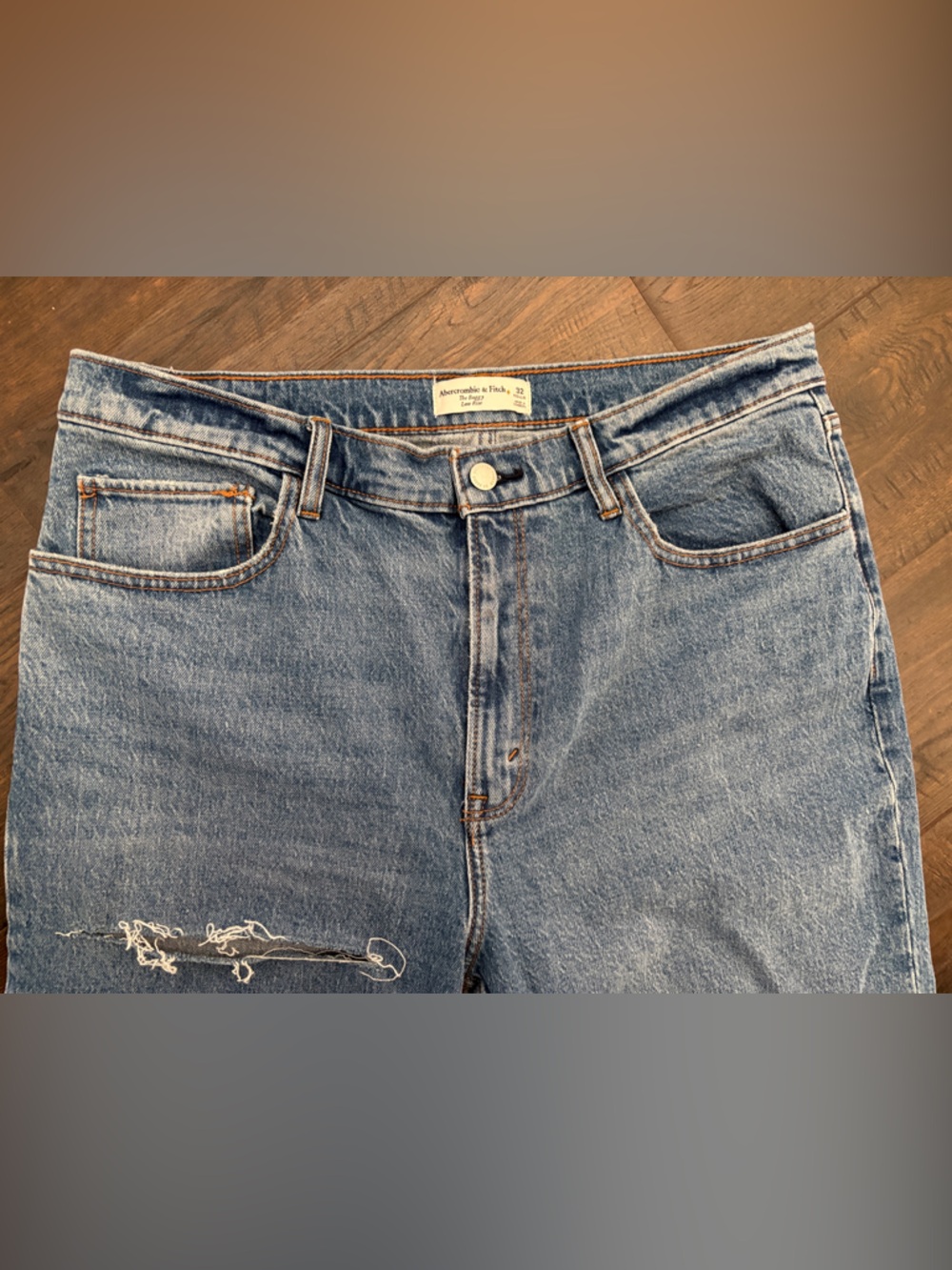 Abercrombie & Fitch Women's Light Blue Denim Jeans